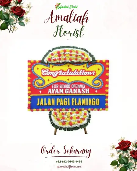 Sewa Papan Bunga Ahusen