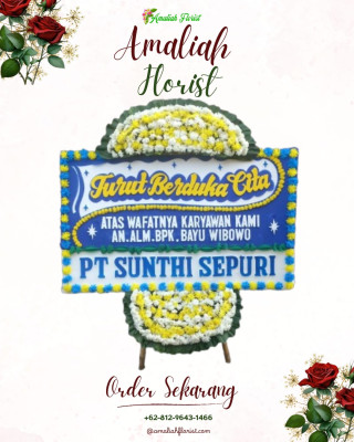 Papan Bunga Duka di Ahusen
